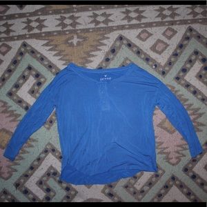 Blue American Eagle Soft & Sexy Long Sleeve